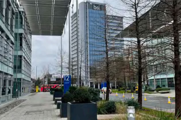 Chiswick Tower viewed from Chiswick Business Park 