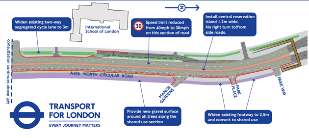 Changes Planned to Gunnersbury Avenue Road Layout